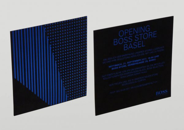Opening Boss Store Basel Karte